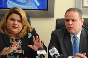 Los representantes novoprogresistas Jenniffer González y Angel "Gary" Rodríguez (Foto / Suministrada)