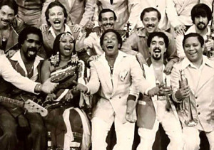 "Cheo" Feliciano (en el centro) junto a otros legendarios miembros de la "Fania All Stars) (Foto/Suministrada) 