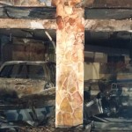 En el siniestro se quemaron una guagua Mitsubishi Highlander de 2003, valorada en $8 mil y una motora Yamaha del 2006, valorada en $6 mil / foto suministrada