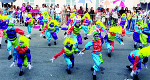 Comparsa Korpus abriendo el Carnaval de Fajardo. (Foto/Suministrada)
