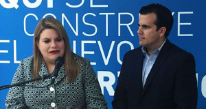 Jenniffer González, precandidata a la Comisaría Residente en Washington junto al  precandidato a la gobernación por el Partido Nuevo Progresista (PNP), doctor Ricardo Rosselló.  (Foto/Suministrada)