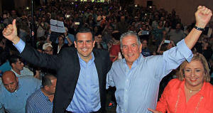 Ricardo "Ricky" Rosselló, junto a su padre el exmandatario, Pedro Rosselló. (Foto/Suministrada)
