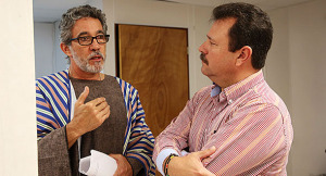 El actor Braulio Castillo junto al alcalde de Carolina, José Carlos Aponte Dalmau. (Foto/Suministrada)
