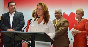 Melinda Ramos, presidenta del Comité Municipal de Ceiba del Partido Popular Democrático (PPD) y candidata a alcaldesa. (Foto/Suministrada)
